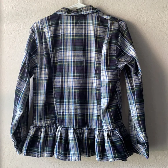 KENSIE Tartan Plaid Button Down Shirt size Medium - Picture 5 of 5